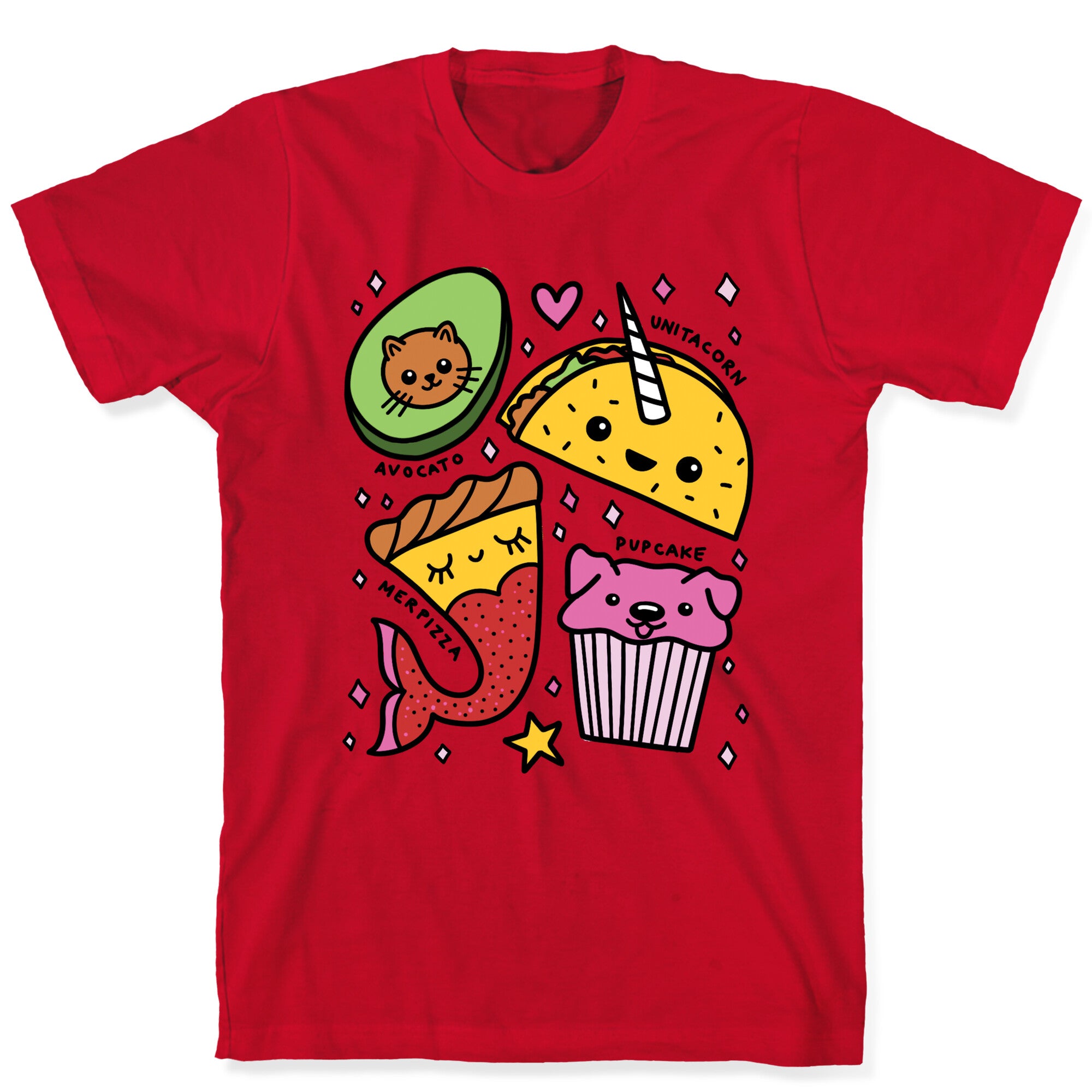 Cute Food Mashups T-Shirt