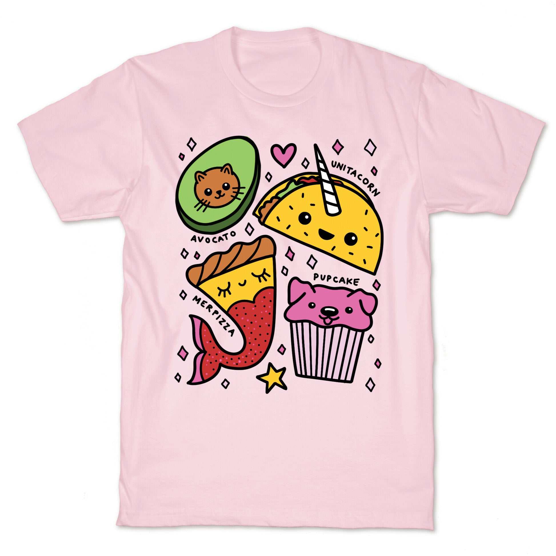 Cute Food Mashups T-Shirt