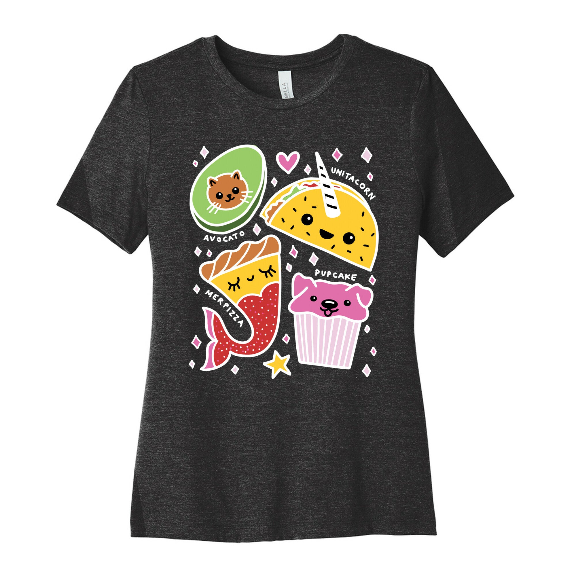 Cute Food Mashups Women's Cotton Tee