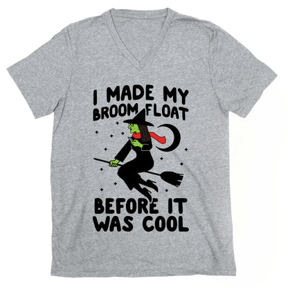 Broom Challenge Hipster Witch V-Neck