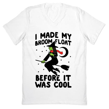 Broom Challenge Hipster Witch V-Neck