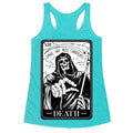 Omae Wa Mou Shindeiru Death Tarot Card Racerback Tank