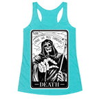 Omae Wa Mou Shindeiru Death Tarot Card Racerback Tank