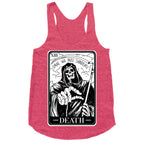 Omae Wa Mou Shindeiru Death Tarot Card Racerback Tank