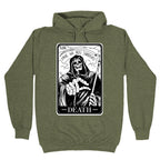 Omae Wa Mou Shindeiru Death Tarot Card Hoodie