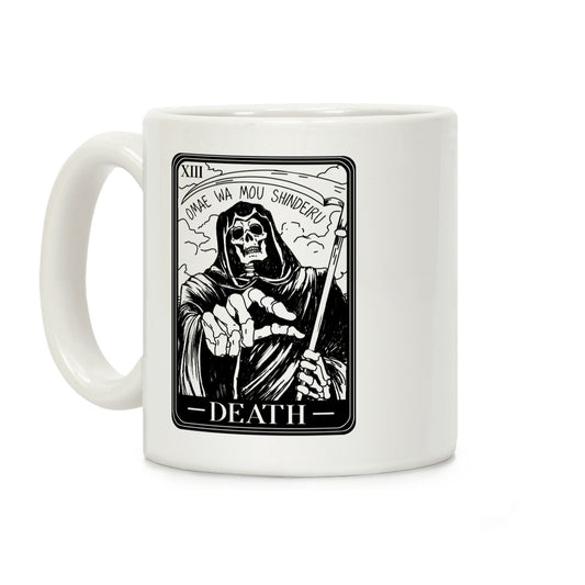 Omae Wa Mou Shindeiru Death Tarot Card Coffee Mug