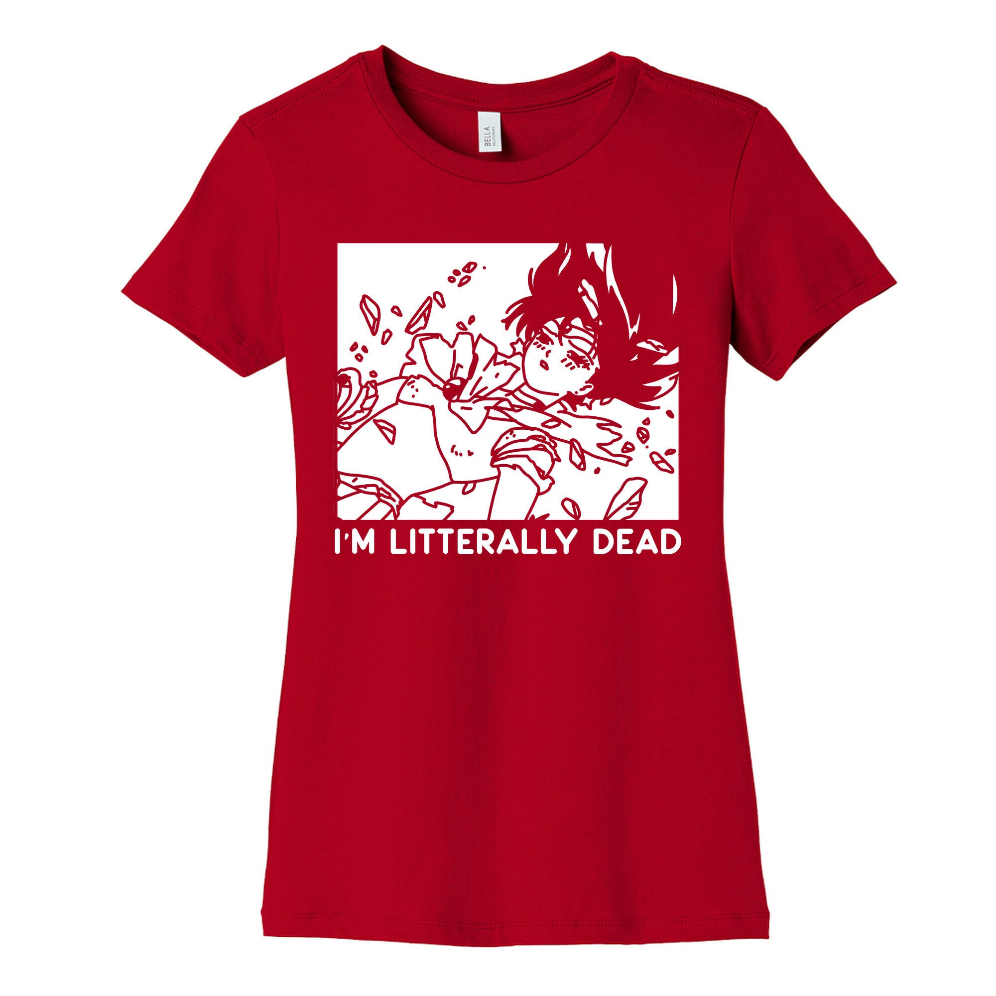 I'm Literally Dead Sailor Mars Women's Cotton Tee