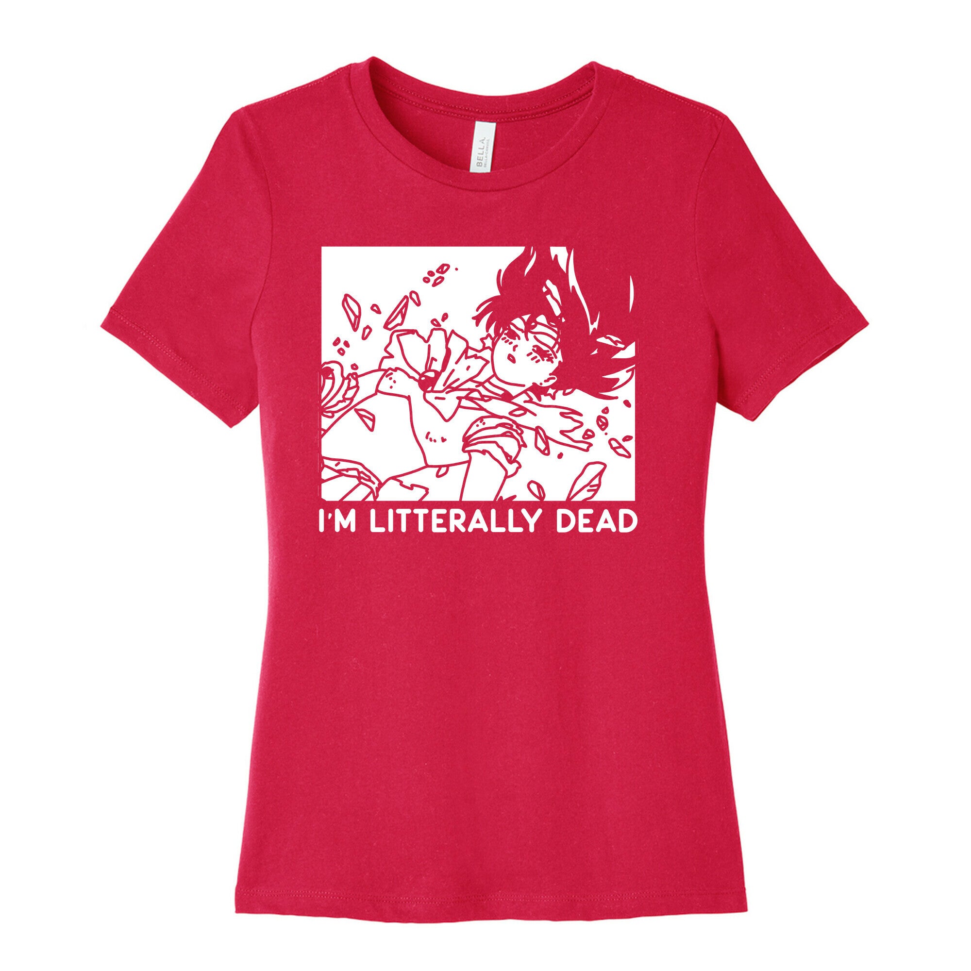 I'm Literally Dead Sailor Mars Women's Cotton Tee