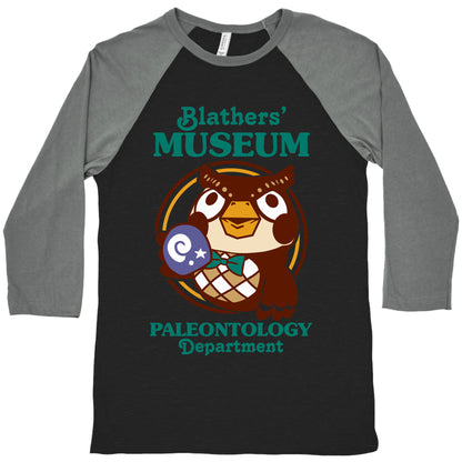 Blathers' Museum Paleontology Department Baseball Tee
