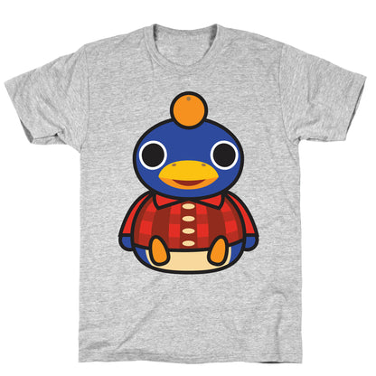Roald Sitting With An Orange On His Head (Animal Crossing)  T-Shirt