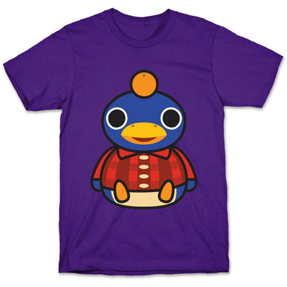 Roald Sitting With An Orange On His Head (Animal Crossing)  T-Shirt