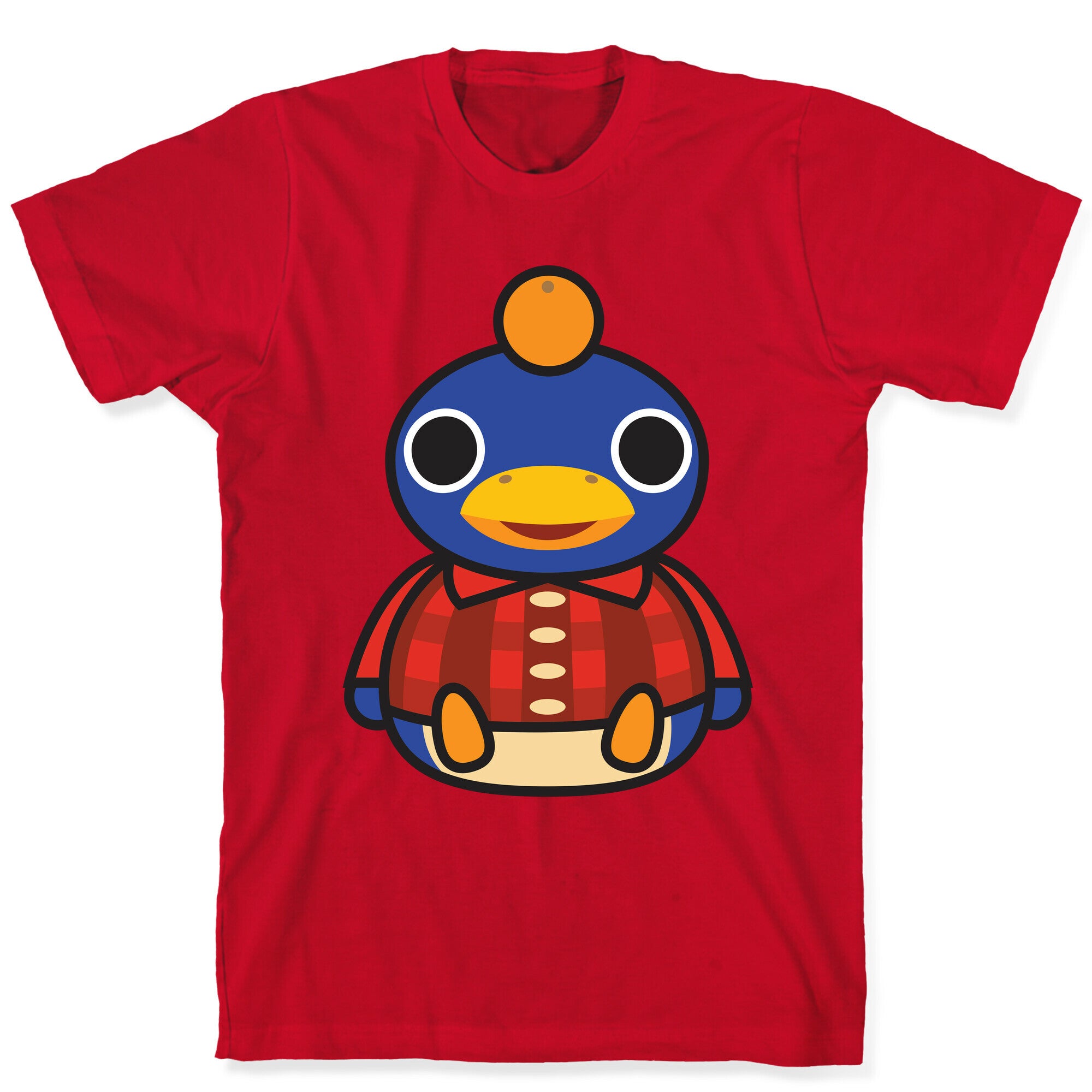 Roald Sitting With An Orange On His Head (Animal Crossing)  T-Shirt