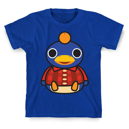 Roald Sitting With An Orange On His Head (Animal Crossing)  T-Shirt