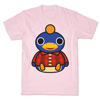 Roald Sitting With An Orange On His Head (Animal Crossing)  T-Shirt