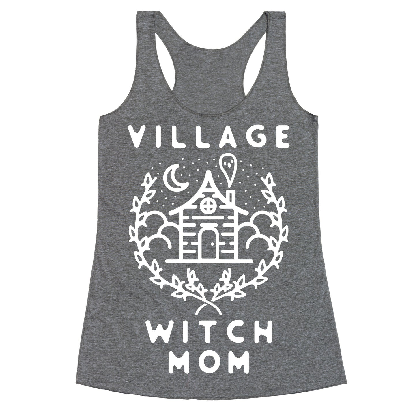 Village Witch Mom Racerback Tank