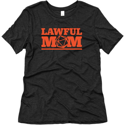 Lawful Mom White Print Women's Triblend Tee