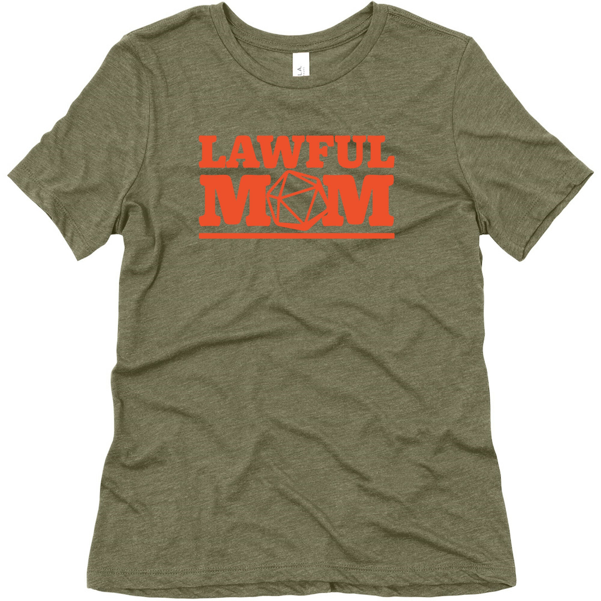 Lawful Mom White Print Women's Triblend Tee