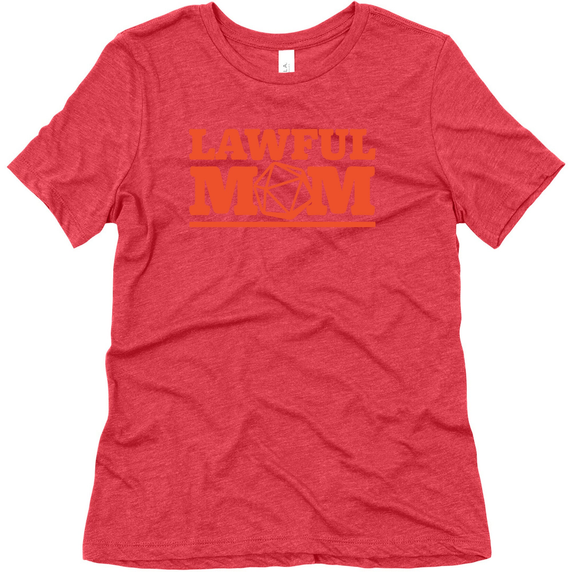 Lawful Mom White Print Women's Triblend Tee