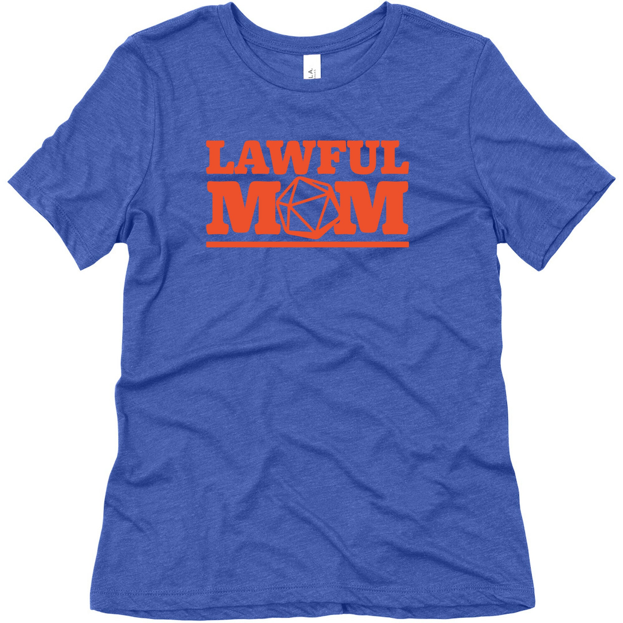Lawful Mom White Print Women's Triblend Tee