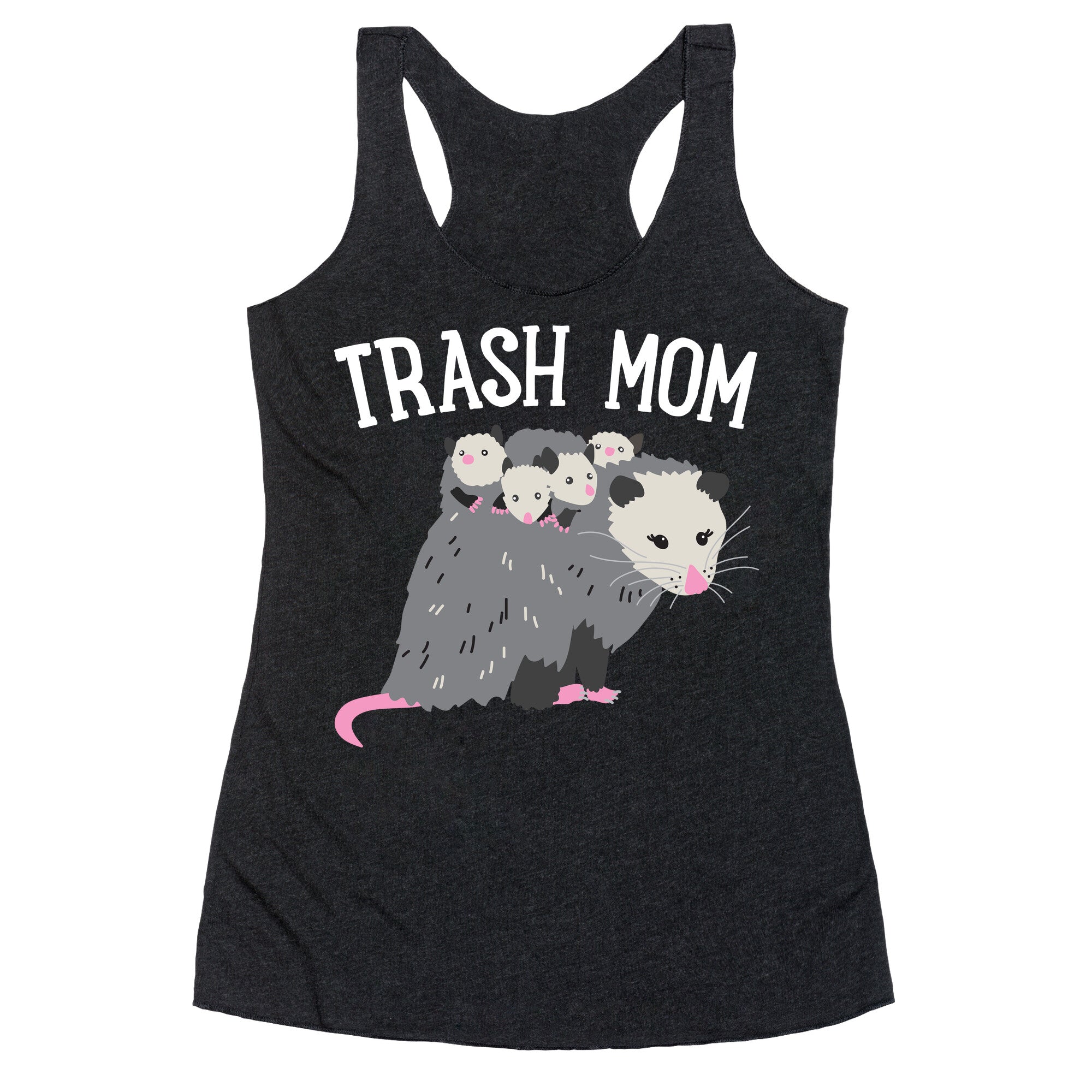 Trash Mom Opossum Racerback Tank