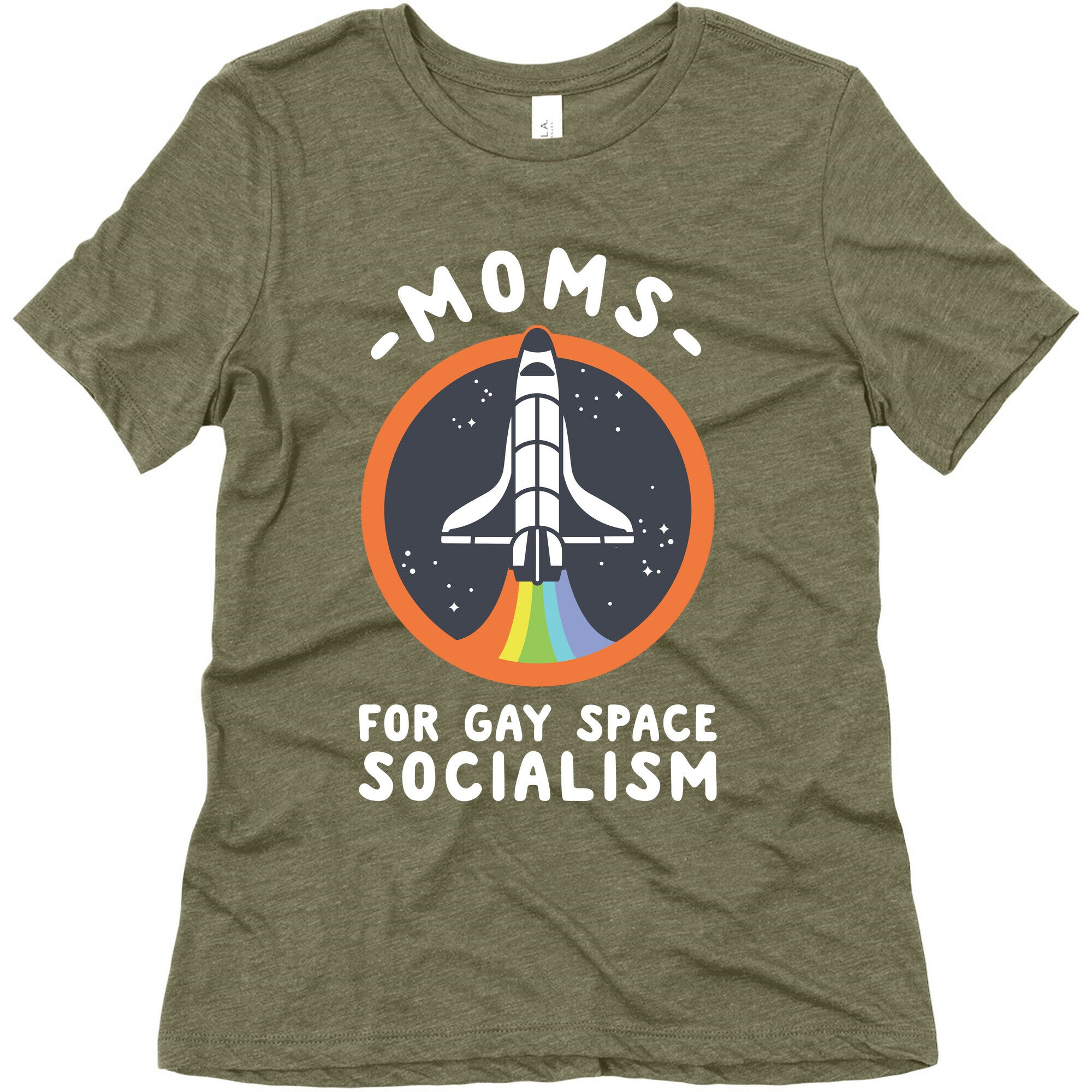 Moms For Gay Space Socialism Women's Triblend Tee