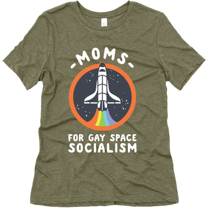 Moms For Gay Space Socialism Women's Triblend Tee