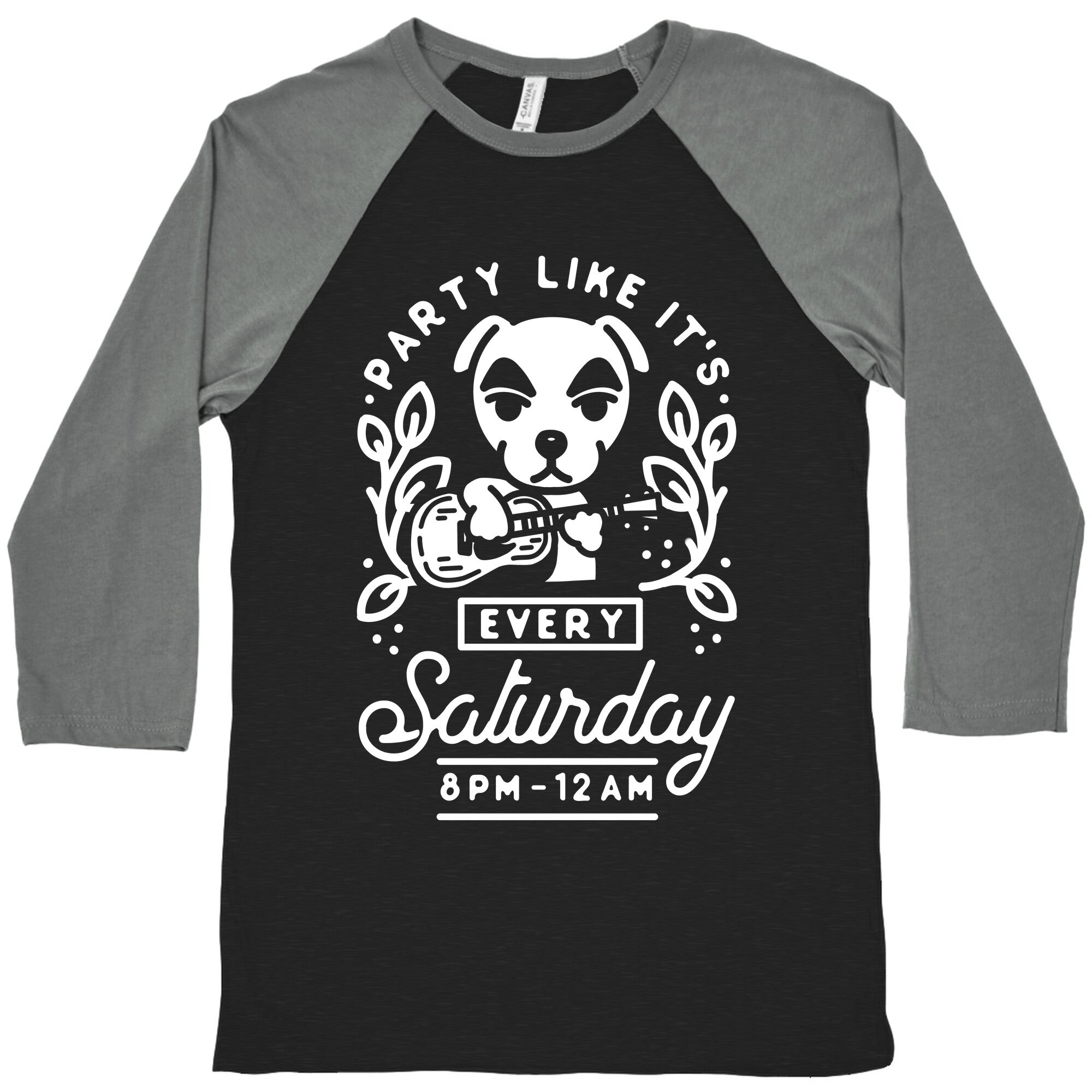 Party Like It's Every Saturday 8pm-12am KK Slider Baseball Tee