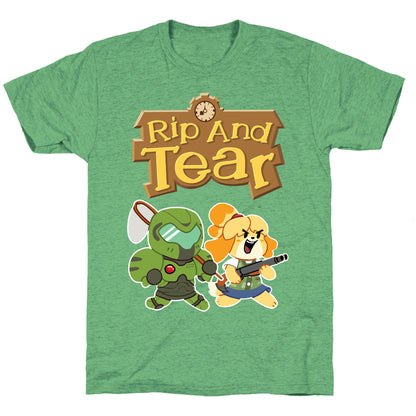 Rip And Tear Unisex Triblend Tee
