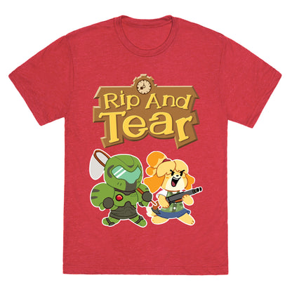 Rip And Tear Unisex Triblend Tee