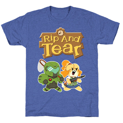 Rip And Tear Unisex Triblend Tee