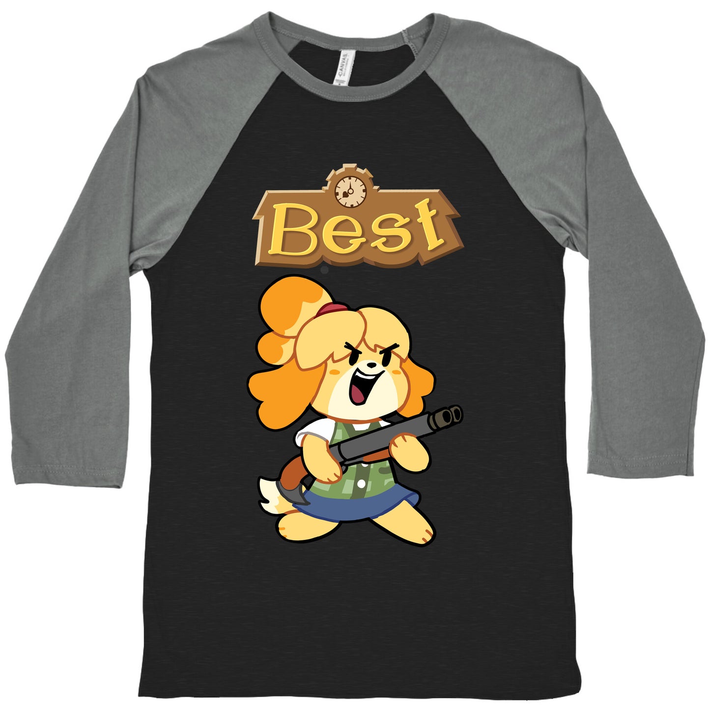 Best Friends Doomguy and Isabelle Baseball Tee