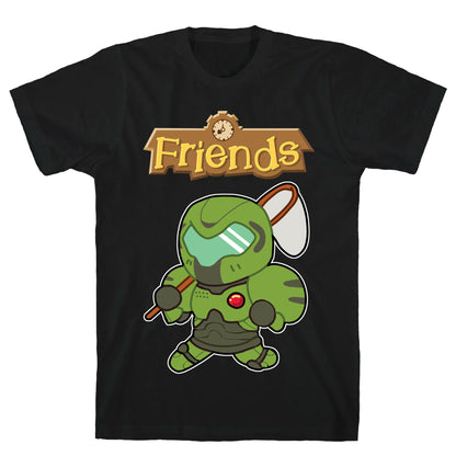 Best Friends Doomguy and Isabelle T-Shirt