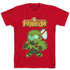 Best Friends Doomguy and Isabelle T-Shirt
