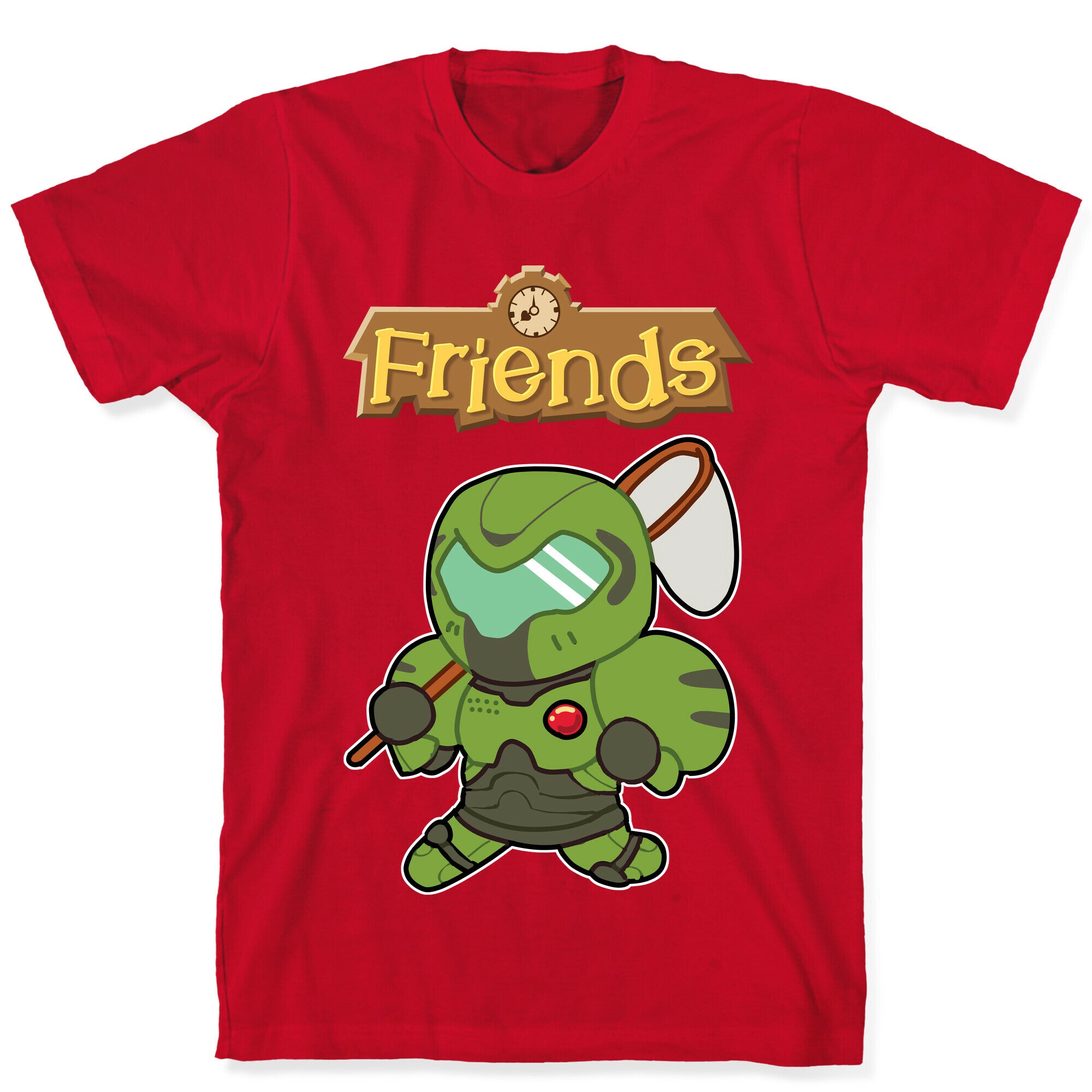 Best Friends Doomguy and Isabelle T-Shirt