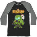Best Friends Doomguy and Isabelle Baseball Tee