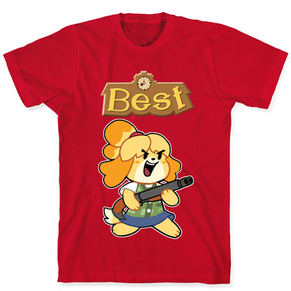 Best Friends Doomguy and Isabelle T-Shirt