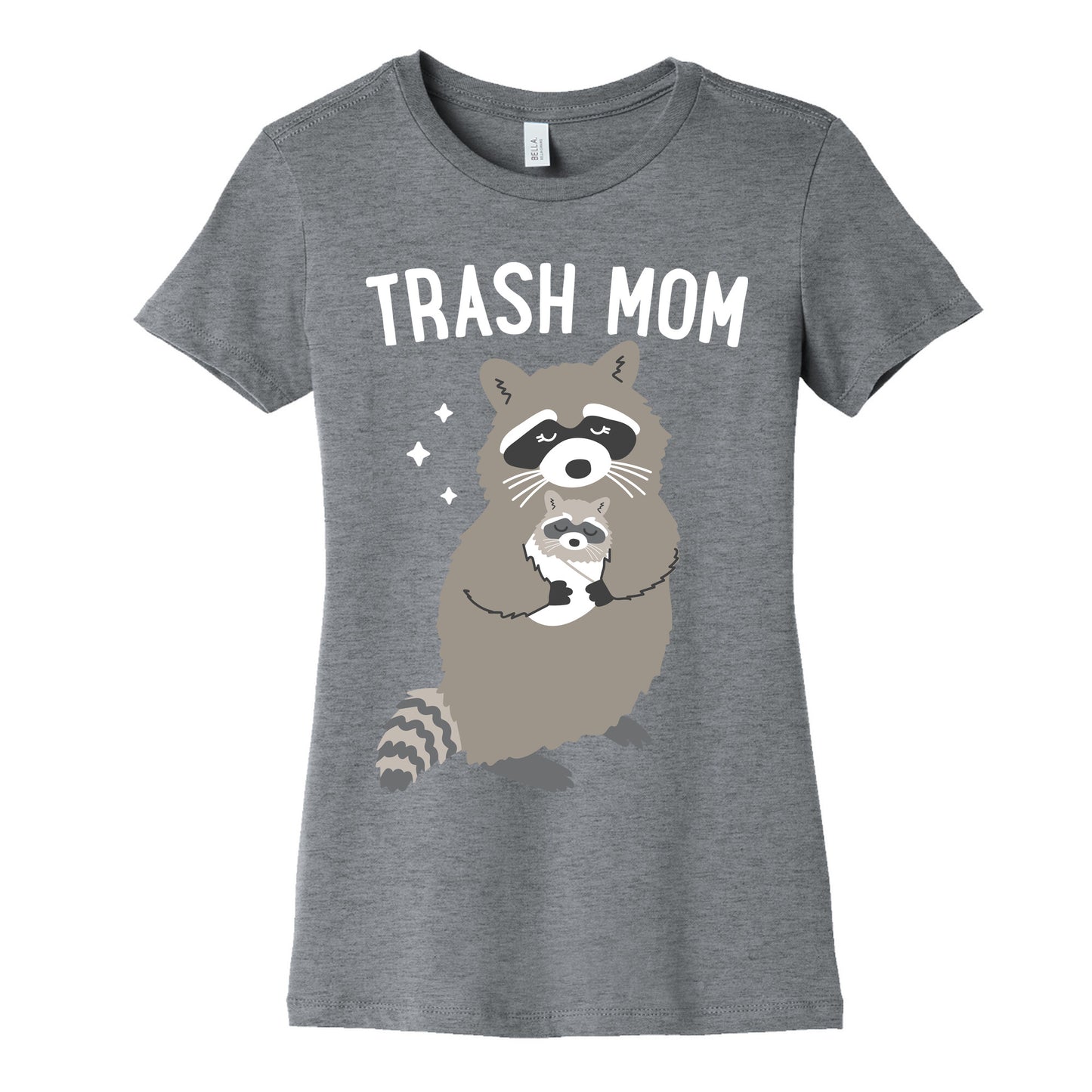 Trash Mom Raccoon Women's Cotton Tee