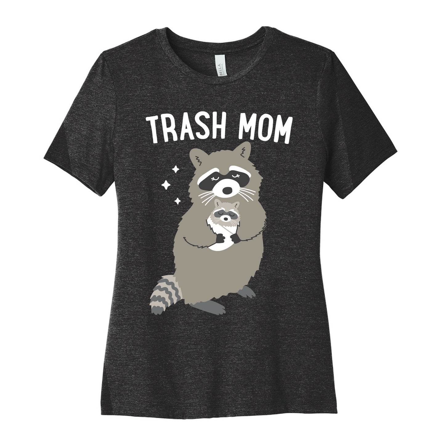 Trash Mom Raccoon Women's Cotton Tee