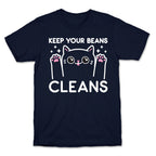 Keep Your Beans Cleans Cat  T-Shirt