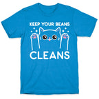 Keep Your Beans Cleans Cat  T-Shirt