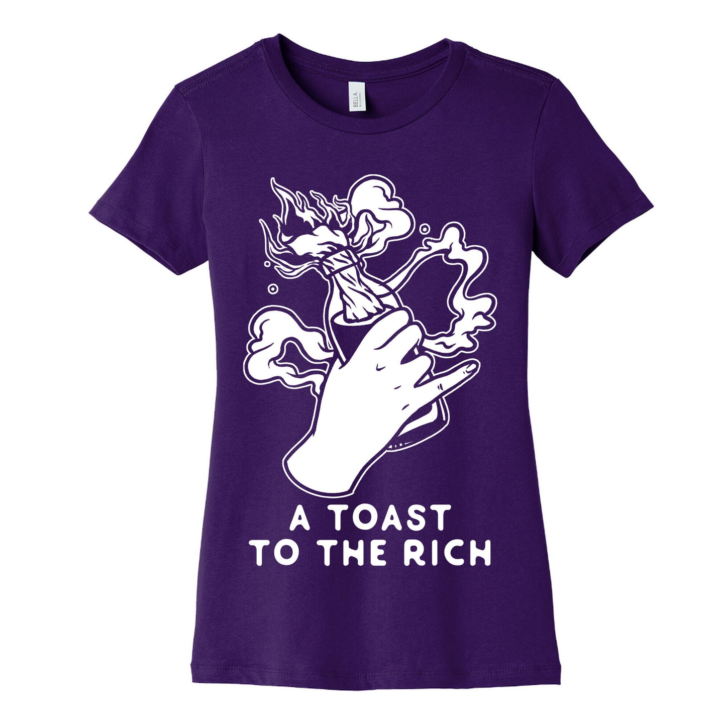 A Toast To The Rich Women's Cotton Tee