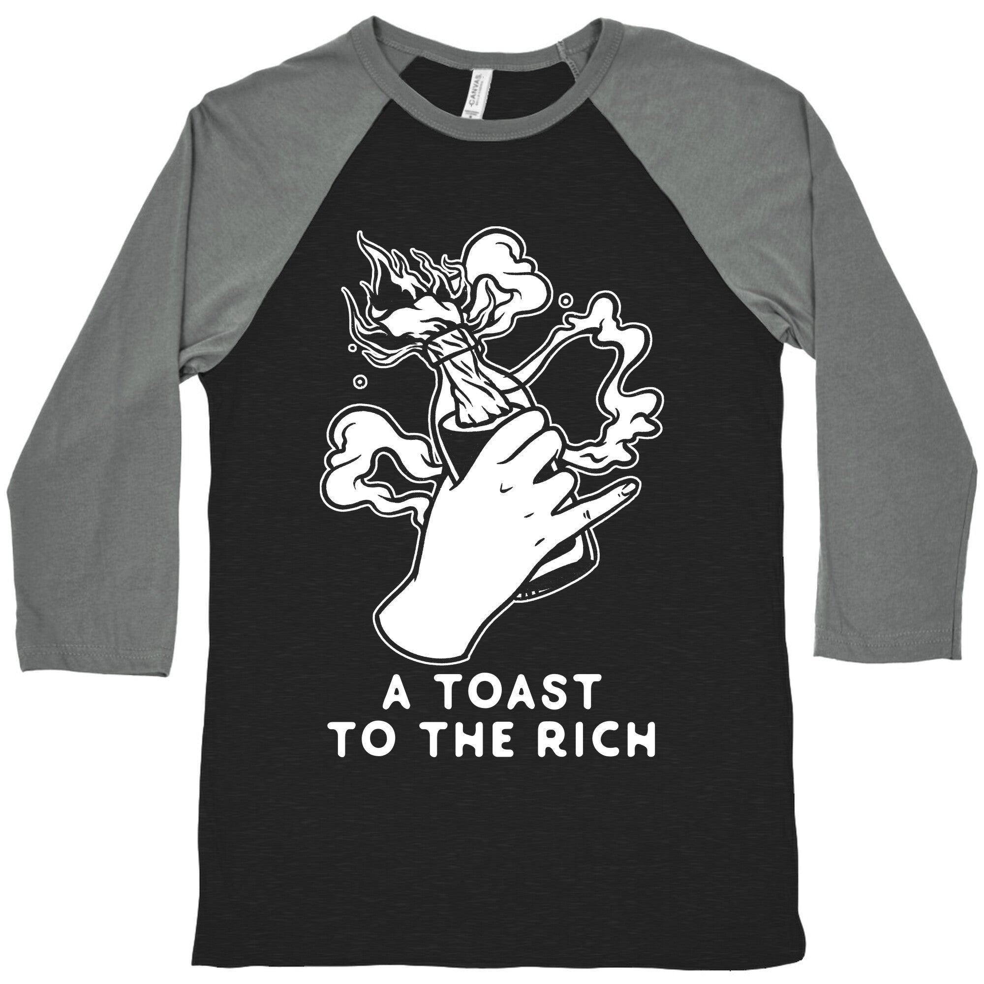 A Toast To The Rich Baseball Tee