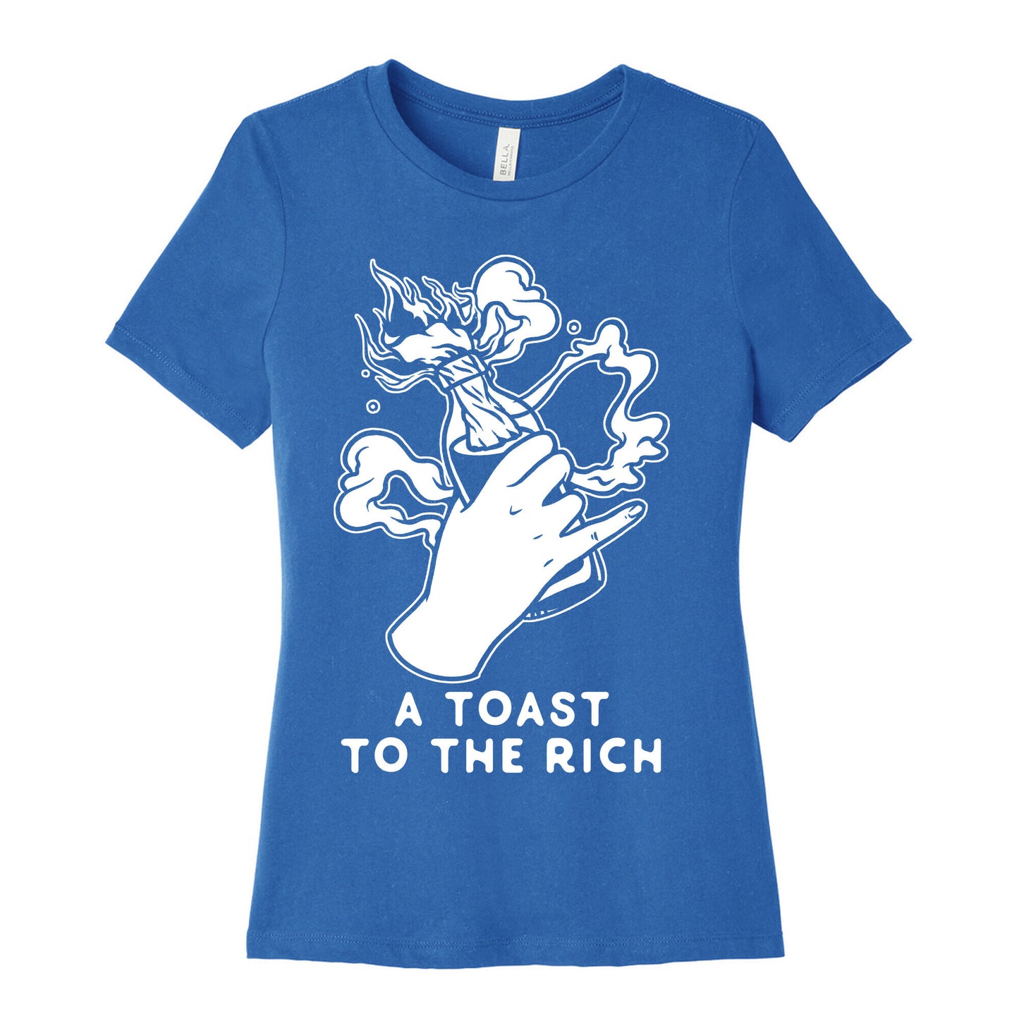 A Toast To The Rich Women's Cotton Tee