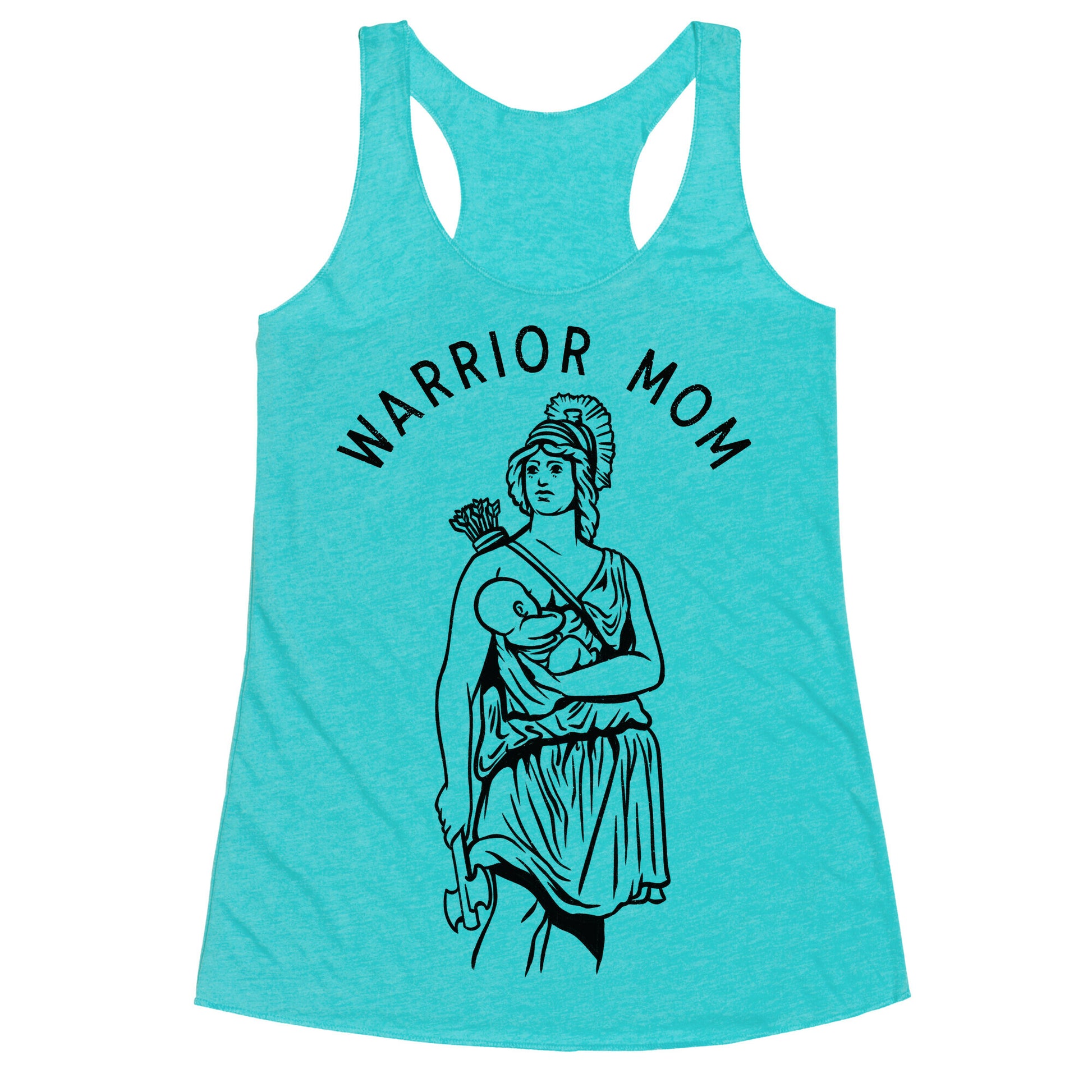 Warrior Mom Racerback Tank