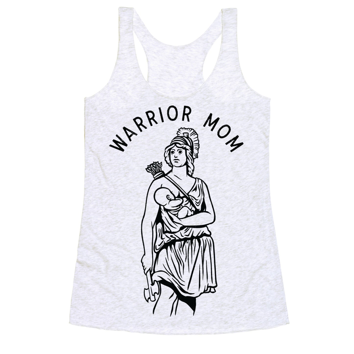 Warrior Mom Racerback Tank