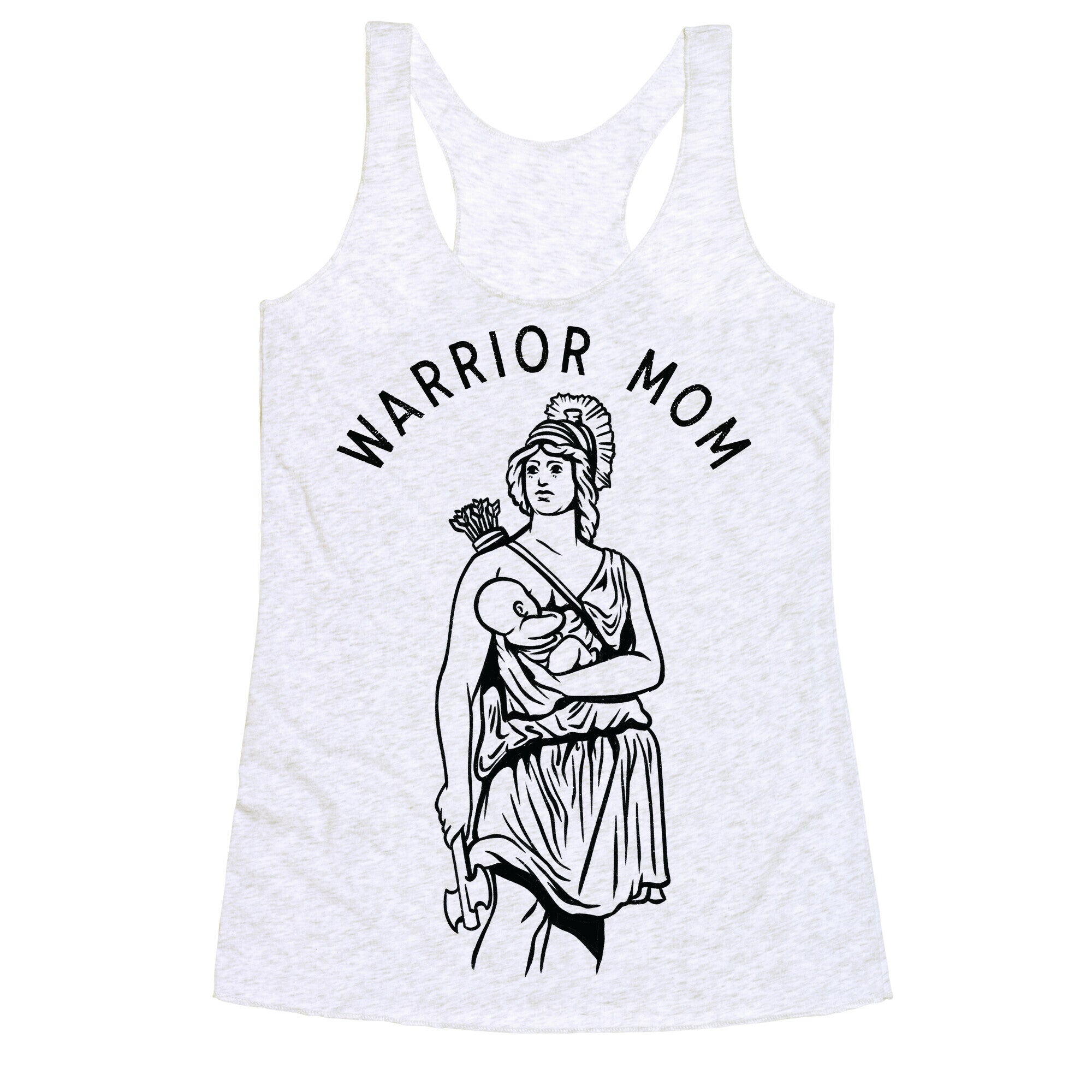 Warrior Mom Racerback Tank