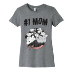 #1 Mom Opossum  Women's Cotton Tee
