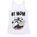 #1 Mom Opossum  Racerback Tank