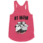 #1 Mom Opossum  Racerback Tank