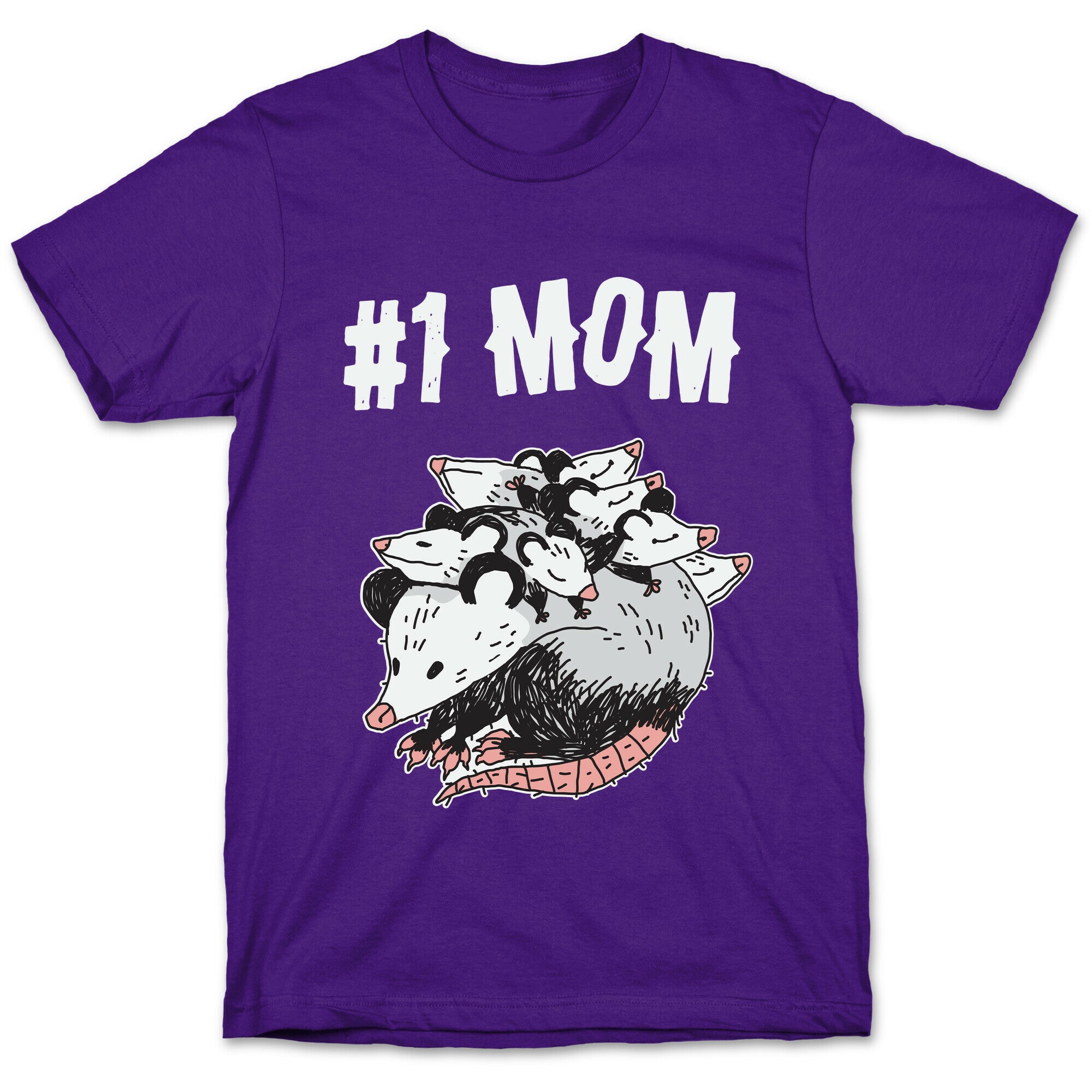 #1 Mom Opossum  T-Shirt